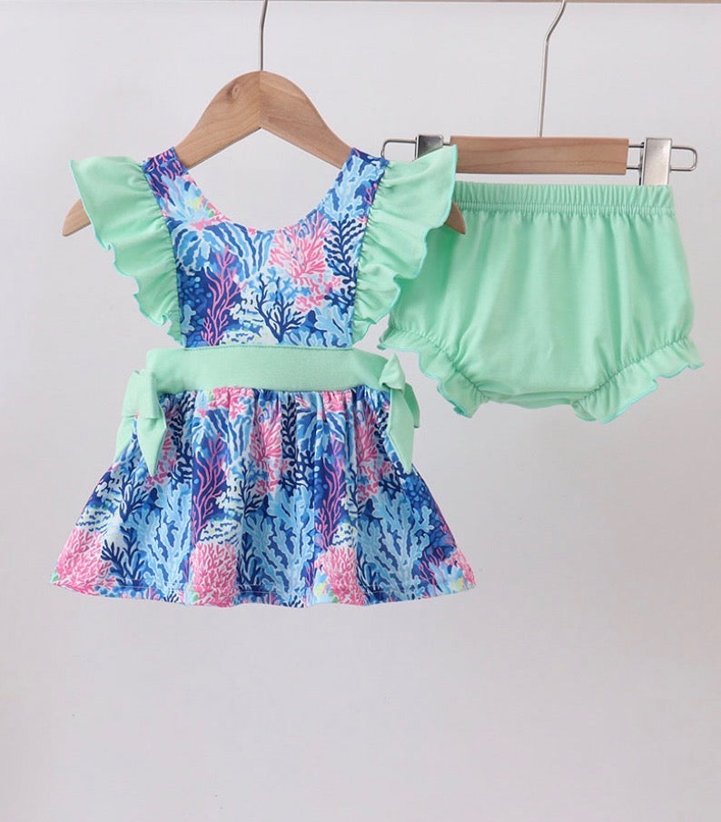 Floral Diaper Set