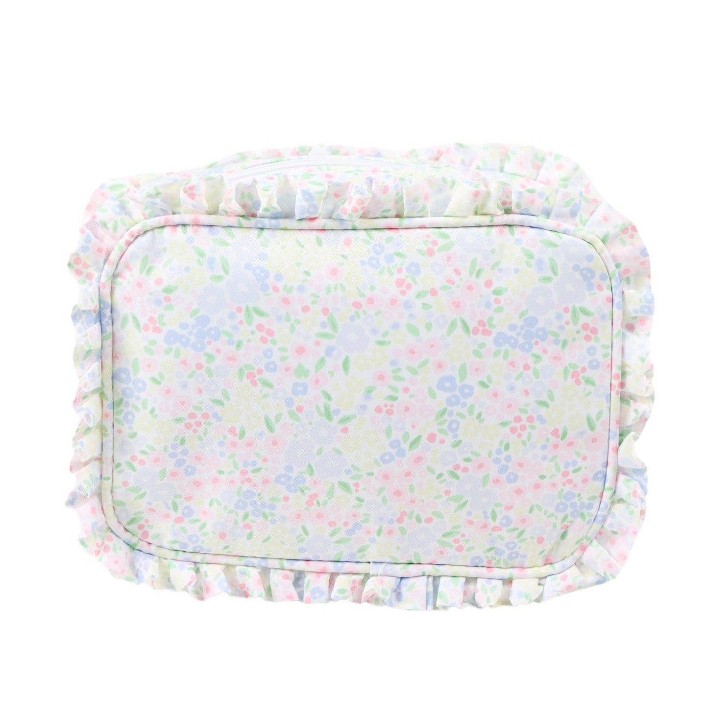 Nylon Everything Bag: Light Pink Gingham (Ruffle)