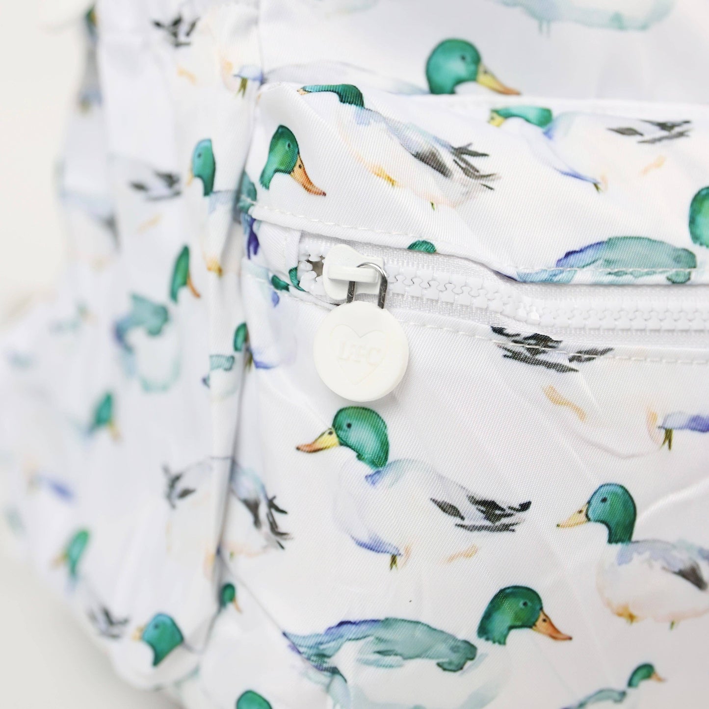 Nylon Backpack (Full Size): Floral