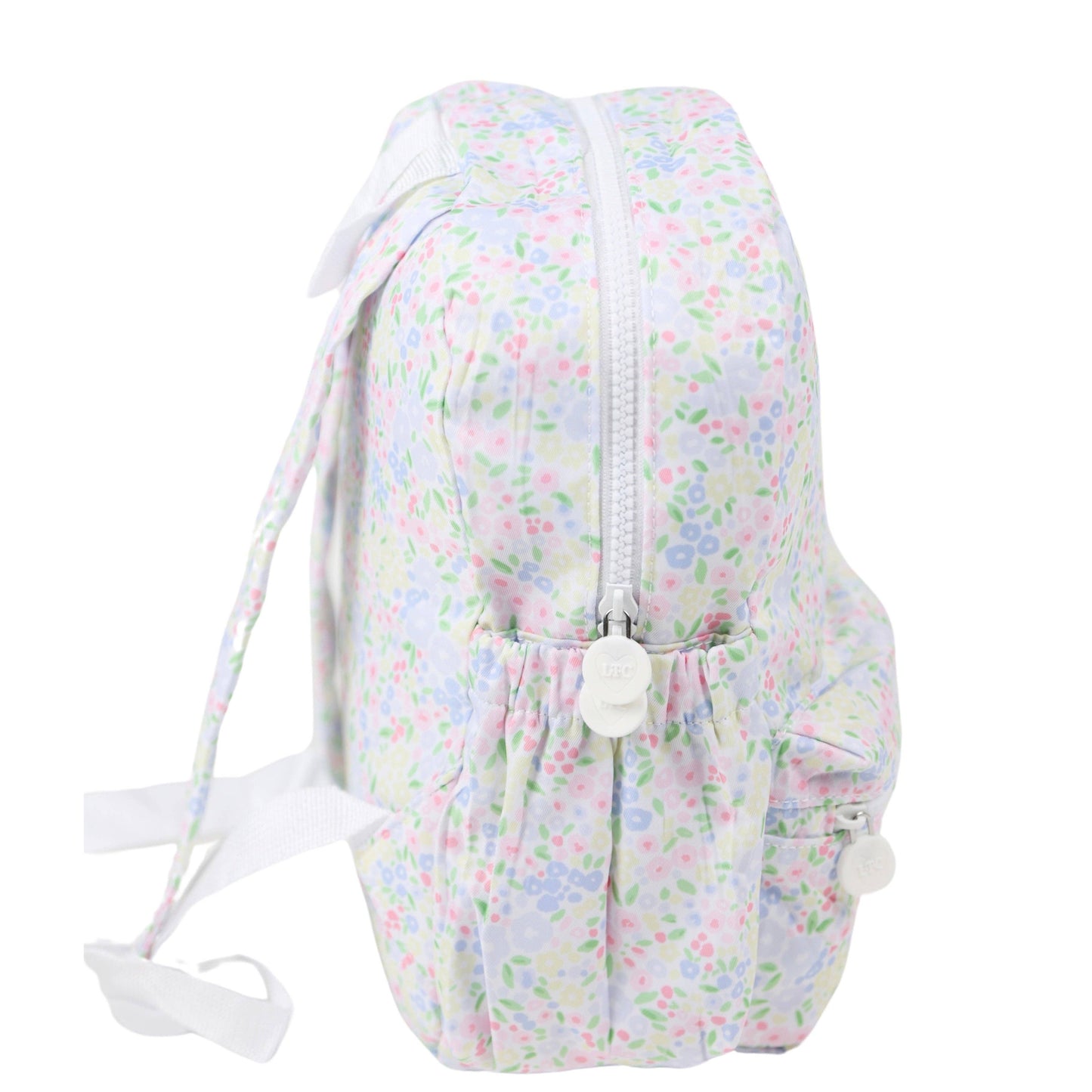 Nylon Backpack (Full Size): Floral