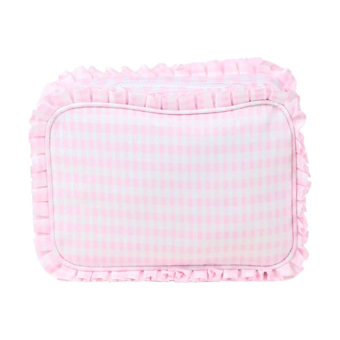 Nylon Everything Bag: Light Blue Gingham