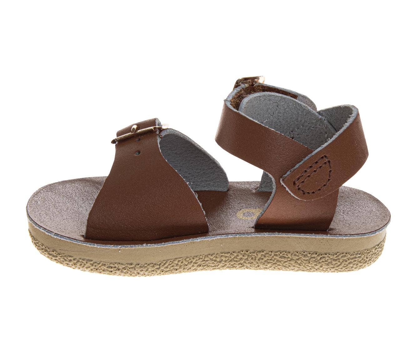 Josmo Girl's Adjustable Leather Outdoor Sandals (Toddler): Tan