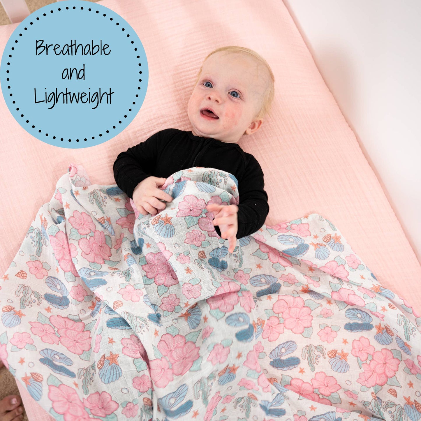 See You Shine Baby Muslin Swaddle Blanket