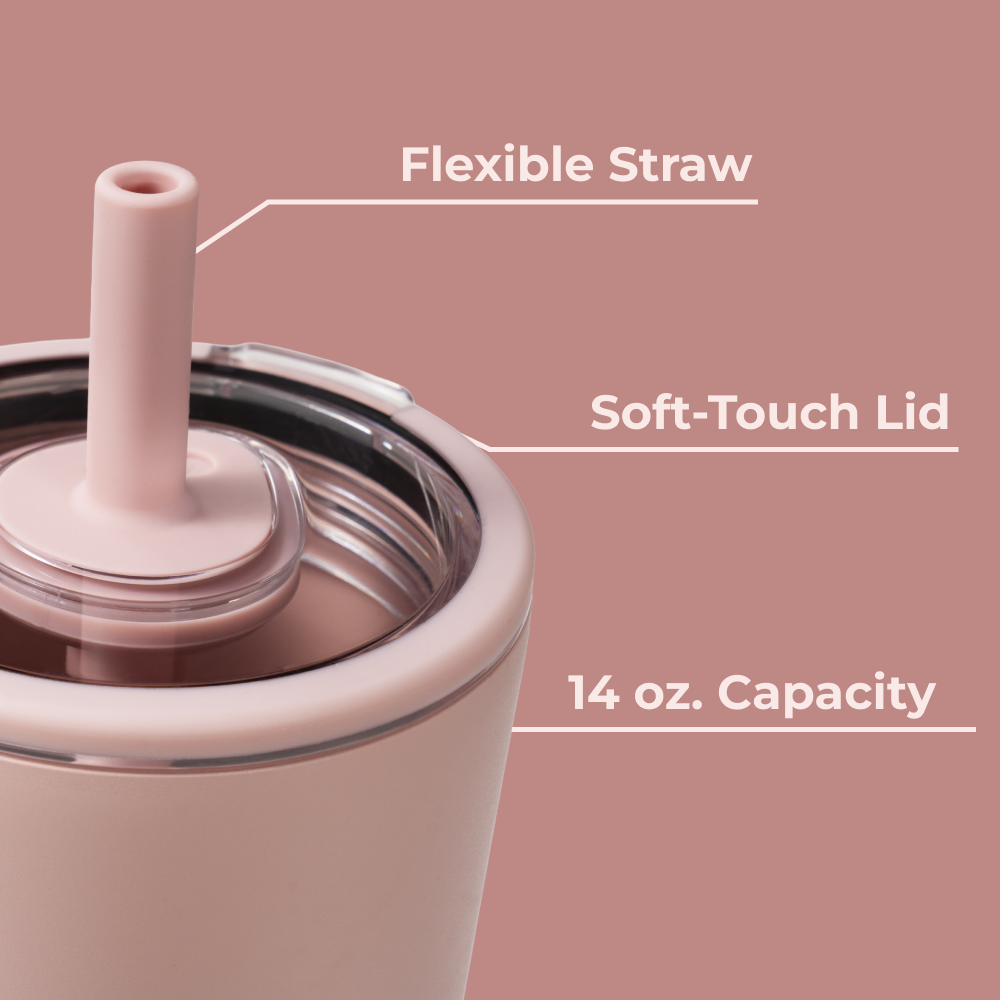 Dusty Rose HydroJug 14oz Everyday Tumbler