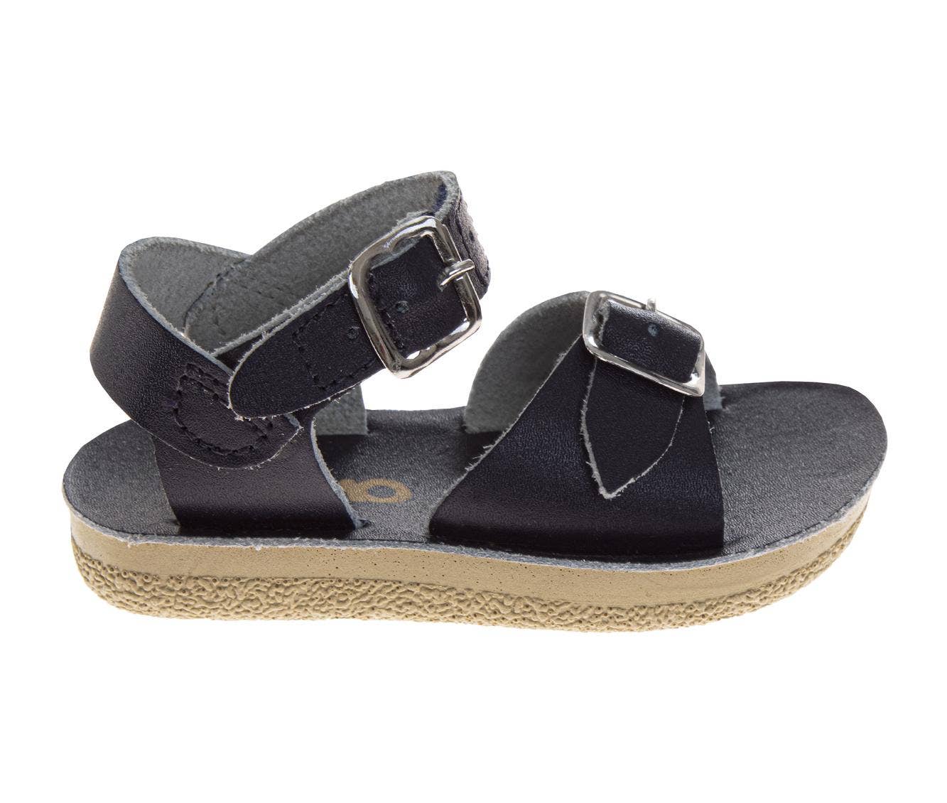 Josmo Girl's Adjustable Leather Outdoor Sandals (Toddler): Tan