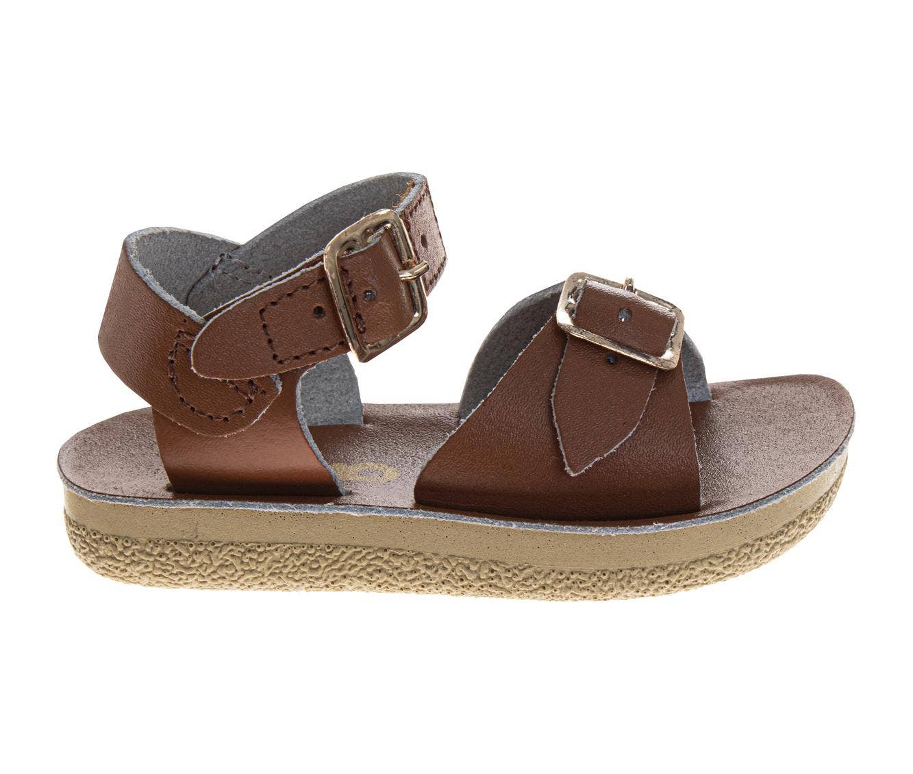 Josmo Girl's Adjustable Leather Outdoor Sandals (Toddler): Tan