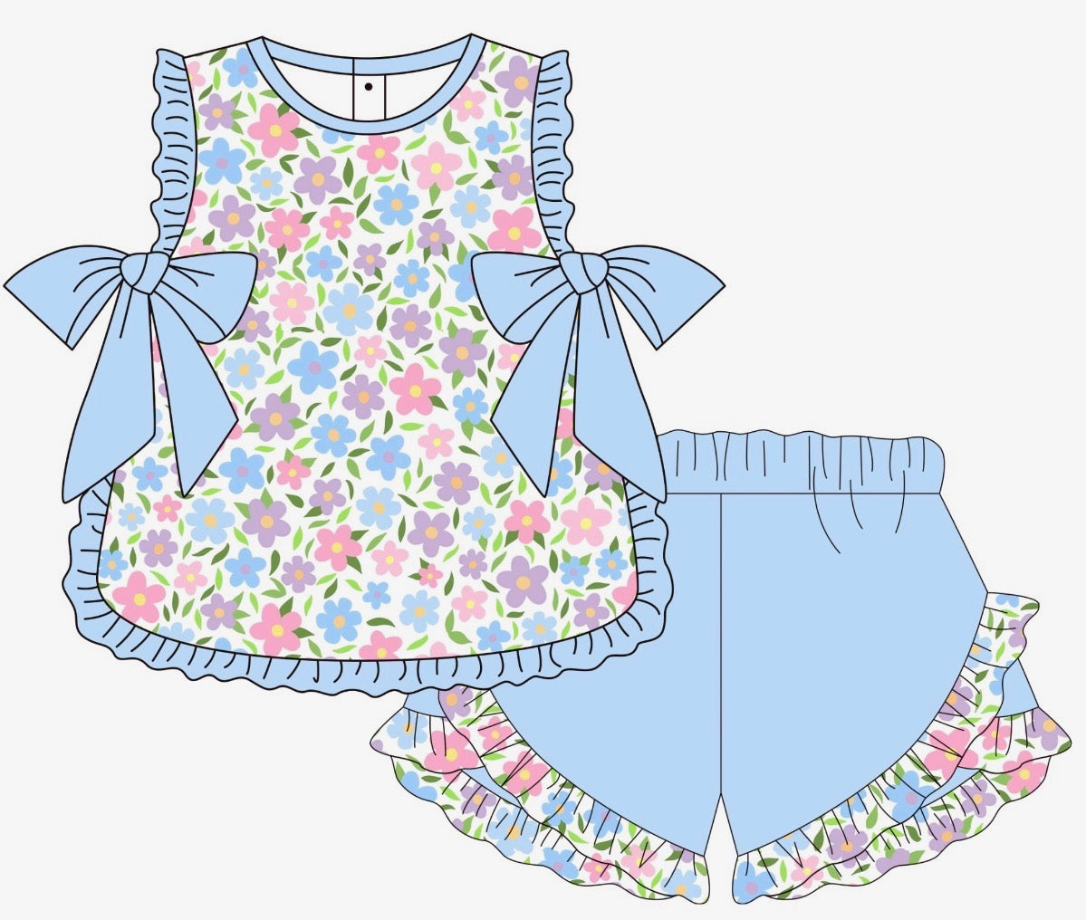 Pretty In Blue Petals Closing 2/10