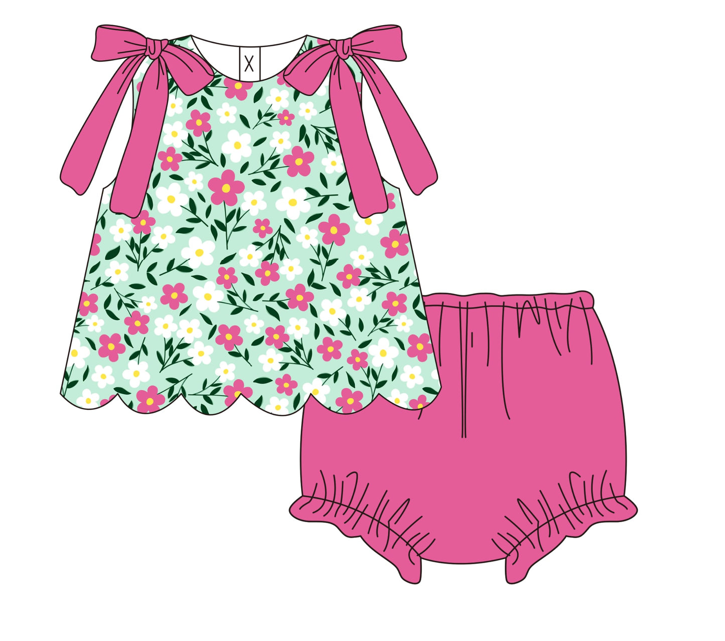 Pretty In Pink Petals Bloomer Closing 2/10