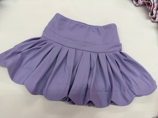 Purple Scalloped Skirt