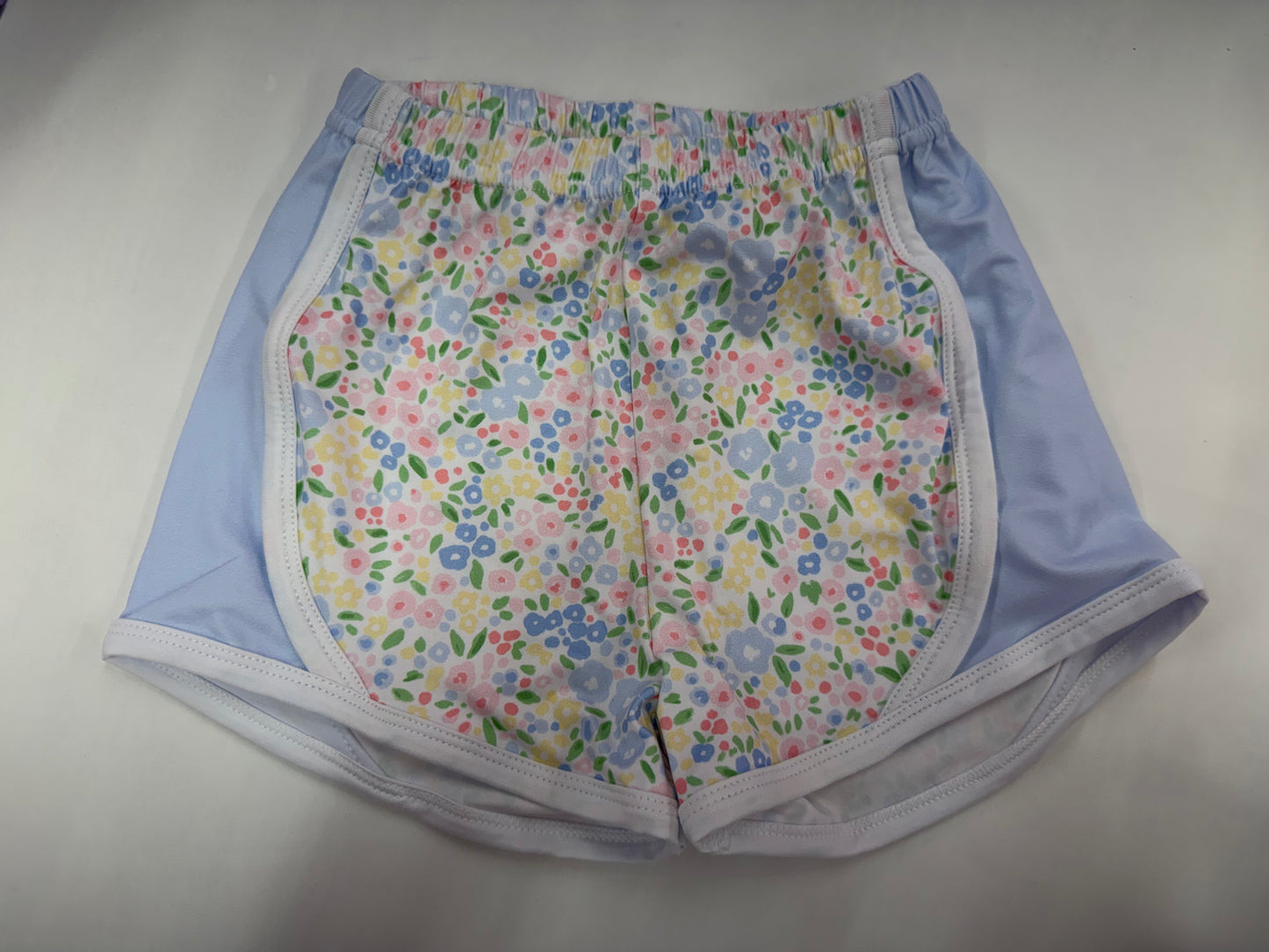 Blue Floral Shorts