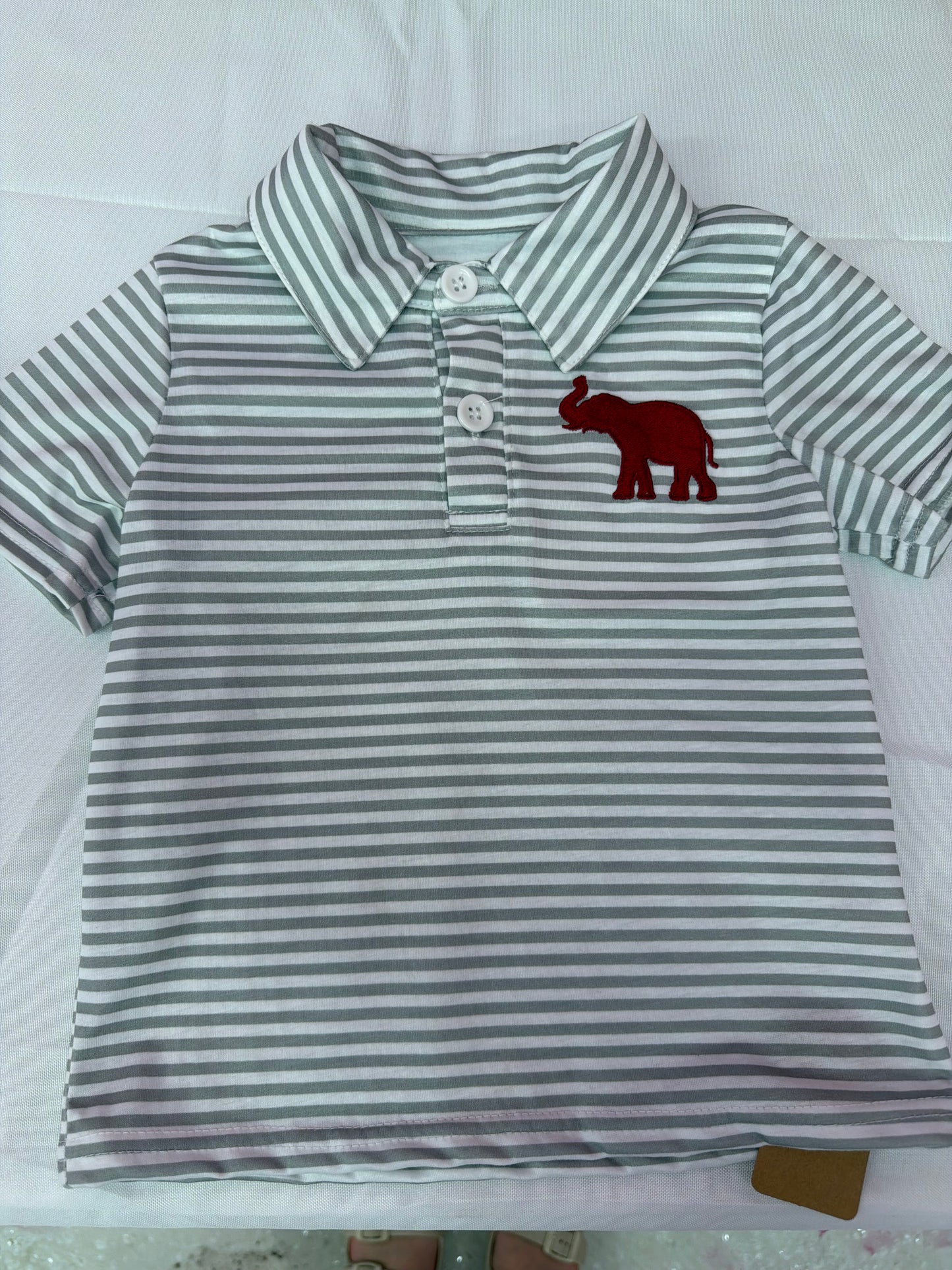 Striped Elephant Polo
