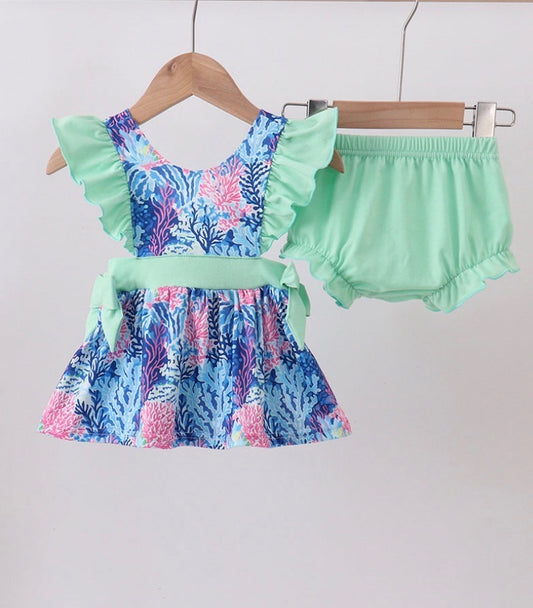 Floral Diaper Set