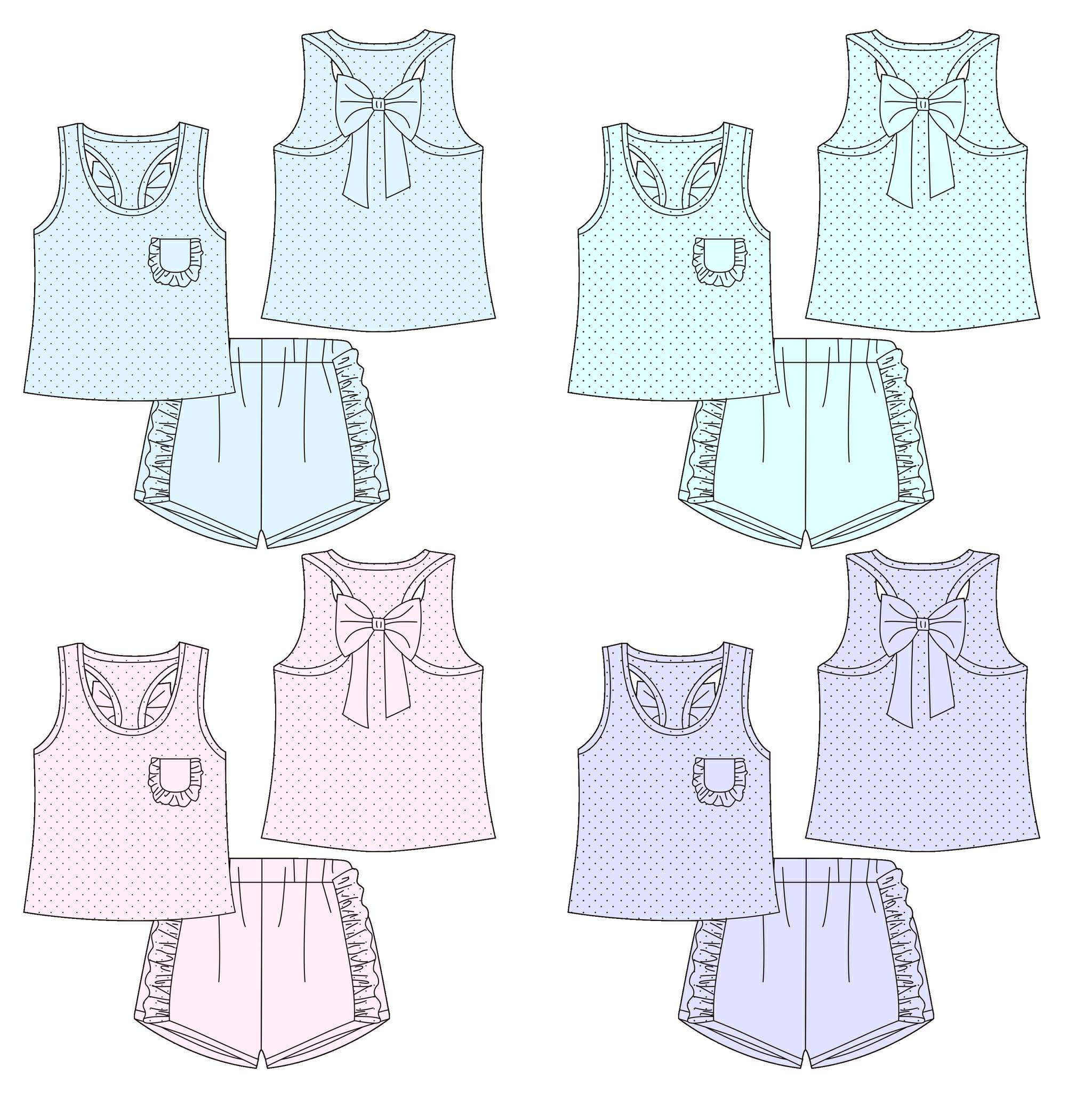 POLKA DOT SHORT SET PREORDER CLOSING3/21