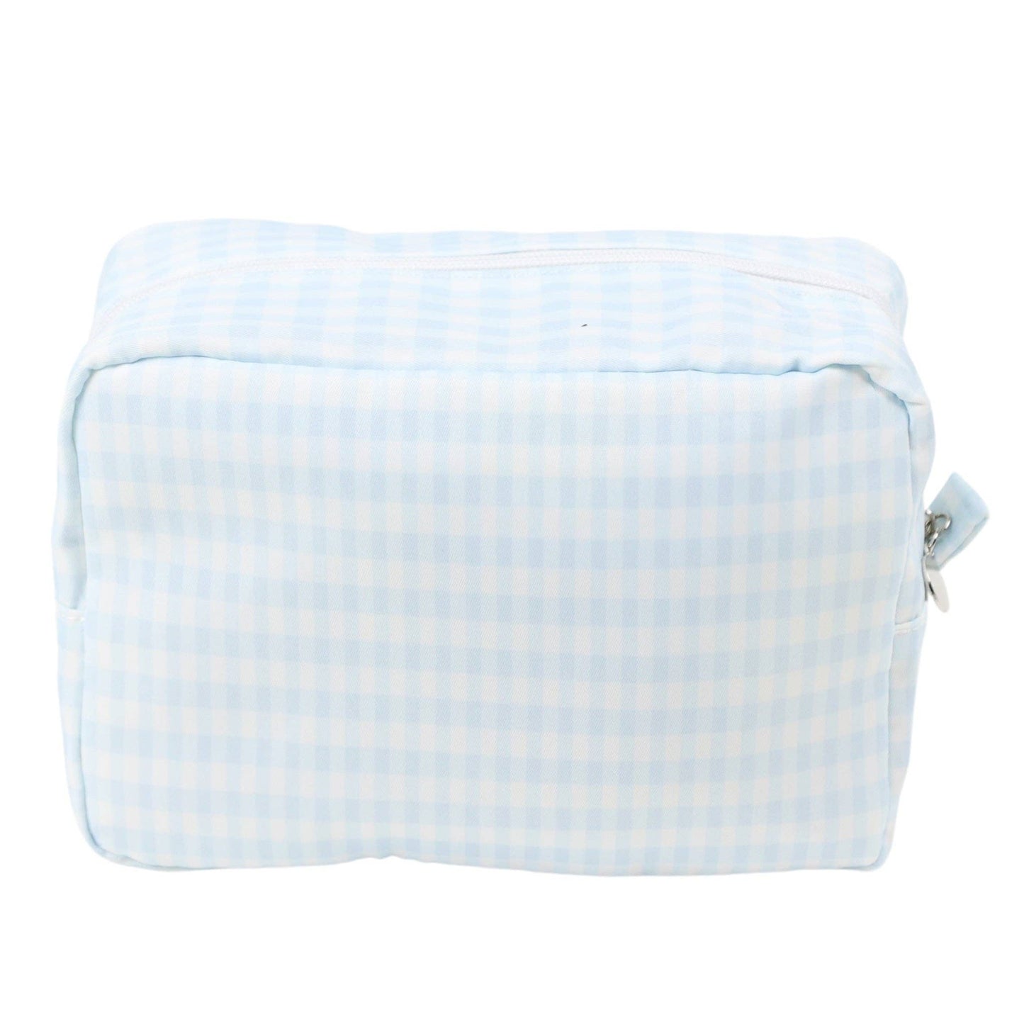 Nylon Everything Bag: Light Pink Gingham (Ruffle)